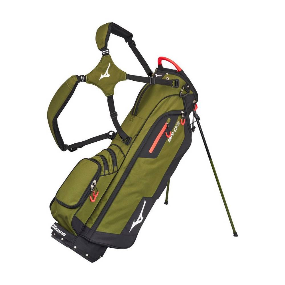 Damske Batoh Mizuno BR-D3 Stand Tmavo Olivovo Zelená/Čierne Vypredaj DFMP15698